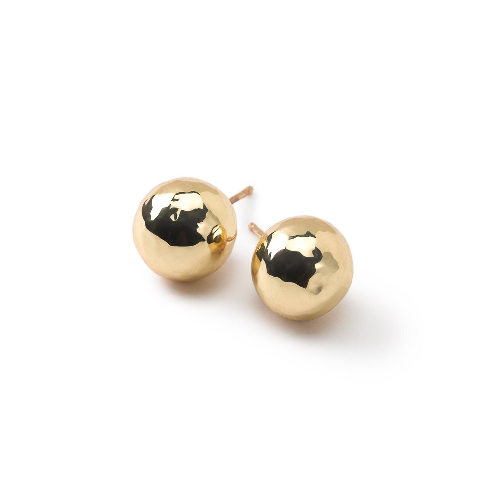 IPPOLITA Classico Hammered Ball Stud Earrings in 18K Gold