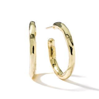 Small Hammered Hoop Earrings in 18K Gold | IPPOLITA