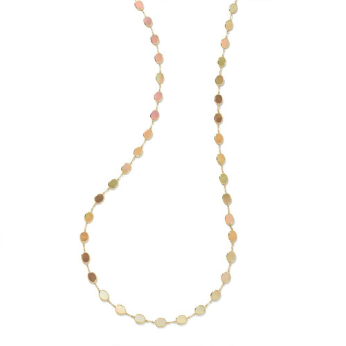 Confetti Multi Stone Necklace in 18K Gold GN616BRLSL