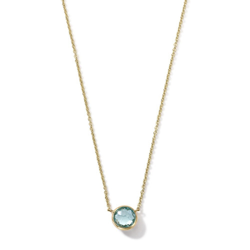 Mini Pendant Necklace in 18K Gold GN865BT