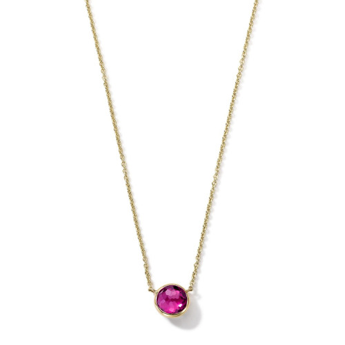 Mini Pendant Necklace in 18K Gold GN865PT