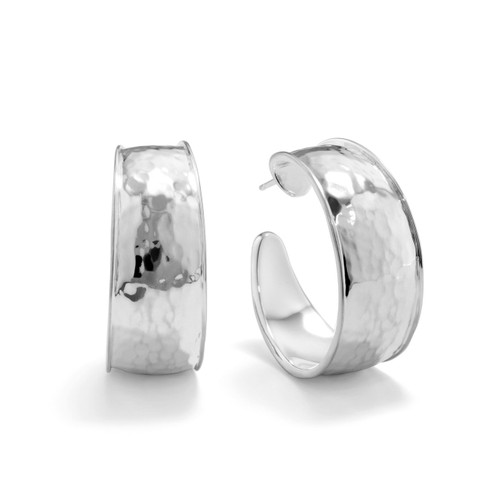 Goddess Hoop Earrings in Sterling Silver SE010