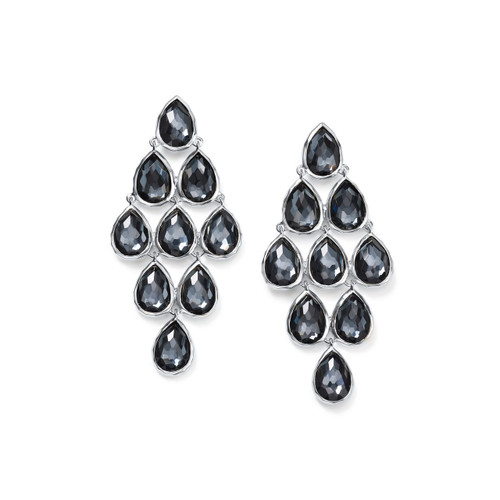 Teardrop Cascade Drop Earrings in Sterling Silver SE1679DFHEM