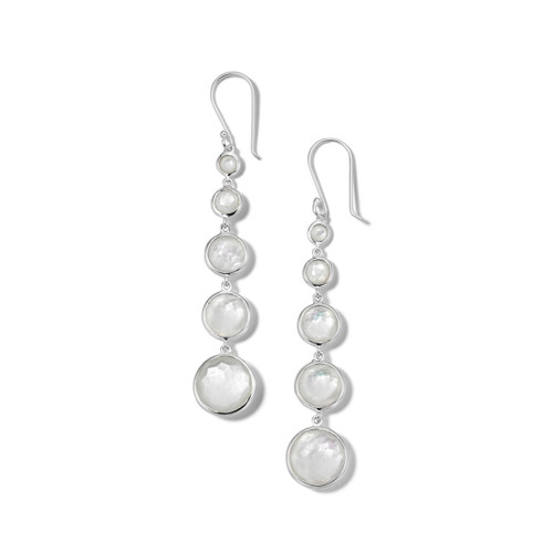 Lollitini 5-Stone Drop Earrings in Sterling Silver SE2106DFMOPMOP