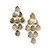 Cascade Earrings in 18K Gpld GE431BKLC
