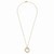 Medium Pendant Necklace in 18K Gold with Diamonds GN197CQDIA