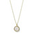 Small Pendant Necklace in 18K Gold with Diamonds GN266DFMOPDIA