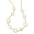 Multi Stone Necklace in 18K Gold GN418MOPSL