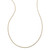 Short Thin Charm Chain Necklace in 18K Gold GN837