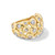 Bezel Set Pinky Ring in 18K Gold with Diamonds GR800DIA-4