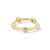 5-Station Ring in 18K Gold with Diamonds GR813DIA