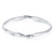 Twisted Ribbon Bangle Bracelet in Sterling Silver SB1522