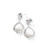 2-Stone Earrings in Sterling Silver SE114DFMOP