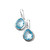 Small Teardrop Earrings in Sterling Silver SE118BT