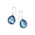 Small Teardrop Earrings in Sterling Silver SE118TFCQMOPLP