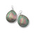 Large Teardrop Earrings in Sterling Silver SE1550BKLSL