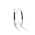 Medium Smooth Hoop Earrings in Sterling Silver SE1597