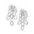 Roma Links Hero Clip Earrings in Sterling Silver SE809CLIP