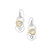 Hammered Jet Set Earrings in Chimera SGE2321