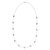 Short Multi Pebble Necklace in Sterling Silver SN1463