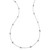 Multi Shape Station Necklace in Sterling Silver SN311