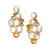 Stone Cluster Cascade Earrings in 18K Gold GE2293ROSA