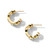 Caramella Rainbow Stone Hoop Earrings in 18K Gold GE2515RAINBOW2