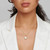 Medium Teardrop Pendant Necklace in 18K Gold GN343TFCQMOPLP-B