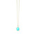 Mini Teardrop Pendant Necklace in 18K Gold GN344TQ-B