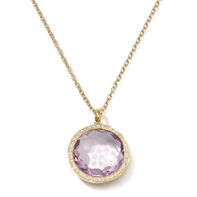 IPPOLITA Lollipop® Medium Pendant Necklace in 18K Gold with Diamonds