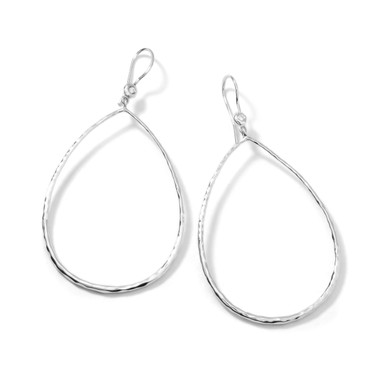 IPPOLITA Classico Hammered Teardrop Earrings in Sterling Silver