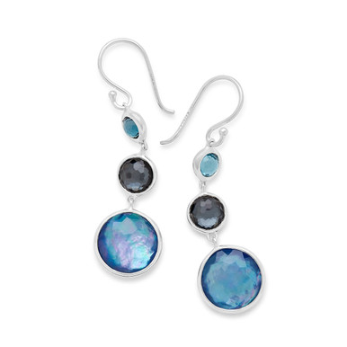 IPPOLITA Lollipop® Lollitini 3-Stone Drop Earrings in Sterling Silver