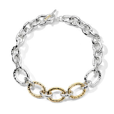 IPPOLITA Classico Short Hammered Bastille Necklace in Chimera