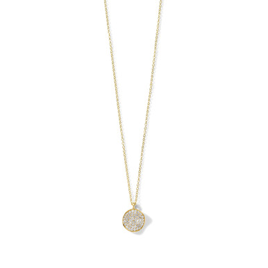 IPPOLITA Stardust Small Flower Pendant Necklace in 18K Gold with Diamonds