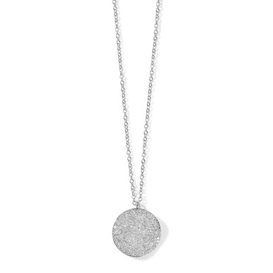 Diamond disc clearance pendant necklace