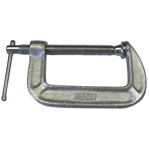 Malleable cast C-clamp, 1 in. opening 1 in. throat - 400 lb load limit