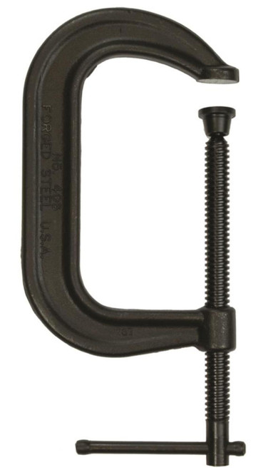 Drop Forged C-Clamp, 2 Inch Capacity, 2-1/8 Inch Throat Depth