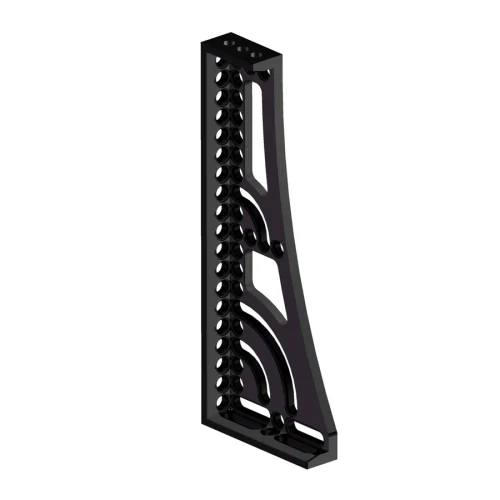 BuildPro Clamping Square, Heavy Duty Malleable Iron, 2" x 8" x 20", Right (T50250)