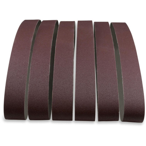 1 X 44 INCH ALUMINUM OXIDE SANDING BELTS, 12 PACK