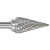 SM-6 Carbide Burr Double Cut