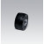 Dynabrade Contact Wheel Ass'y, 2" Dia. x 1" W x 5/8" I.D., Crown Face, 40 Duro Rubber