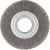 10" x .012" x 2" Crimped Wire Wheel Brush (Steel) | Lessmann 376162