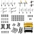 Buildpro TMK830 97-pc. Fixturing Kit, Fit 5/8 Holes