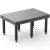 BuildPro 6' x 4' ALPHA 5/8 Welding Table, Nitrided Finish, Heavy-Duty Legs, Table Surface Height 30.5" (TA5-7248Q-A2)