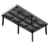 BuildPro 10' x 5' ALPHA 5/8 Welding Table, Nitrided Finish, Heavy-Duty Legs, Table Surface Height 30.5" (TA5-10260Q-A2)