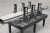BuildPro ALPHA 28 3.0 x 1.5 M Welding Table, Height-Adjustable Legs, Table Surface Height 750-1,100 mm (T28-3015XQ-B1)
