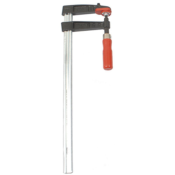Tradesmen bar clamp, 12 in. opening 4 in. throat, rail size 1in. X 5/16 in. - Nominal clamping force 880 lbs