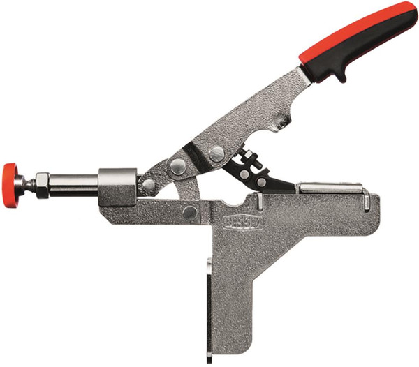 Toggle Clamp, Horizontal Push Pull, Vertical Flanged Base, 450 Lb.