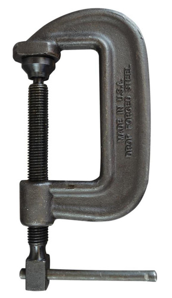 Drop Forged C-Clamp, 3 Inch Capacity, 2 Inch Throat Depth
