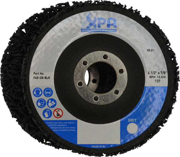 4-1/2" Clean and Strip Discs Course - Black